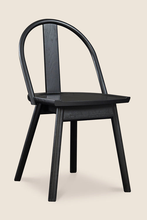 Chaise Atlas - Chêne noir et blanc