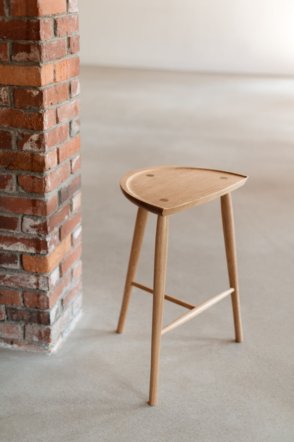 Tabouret Shaker - Chêne blanc