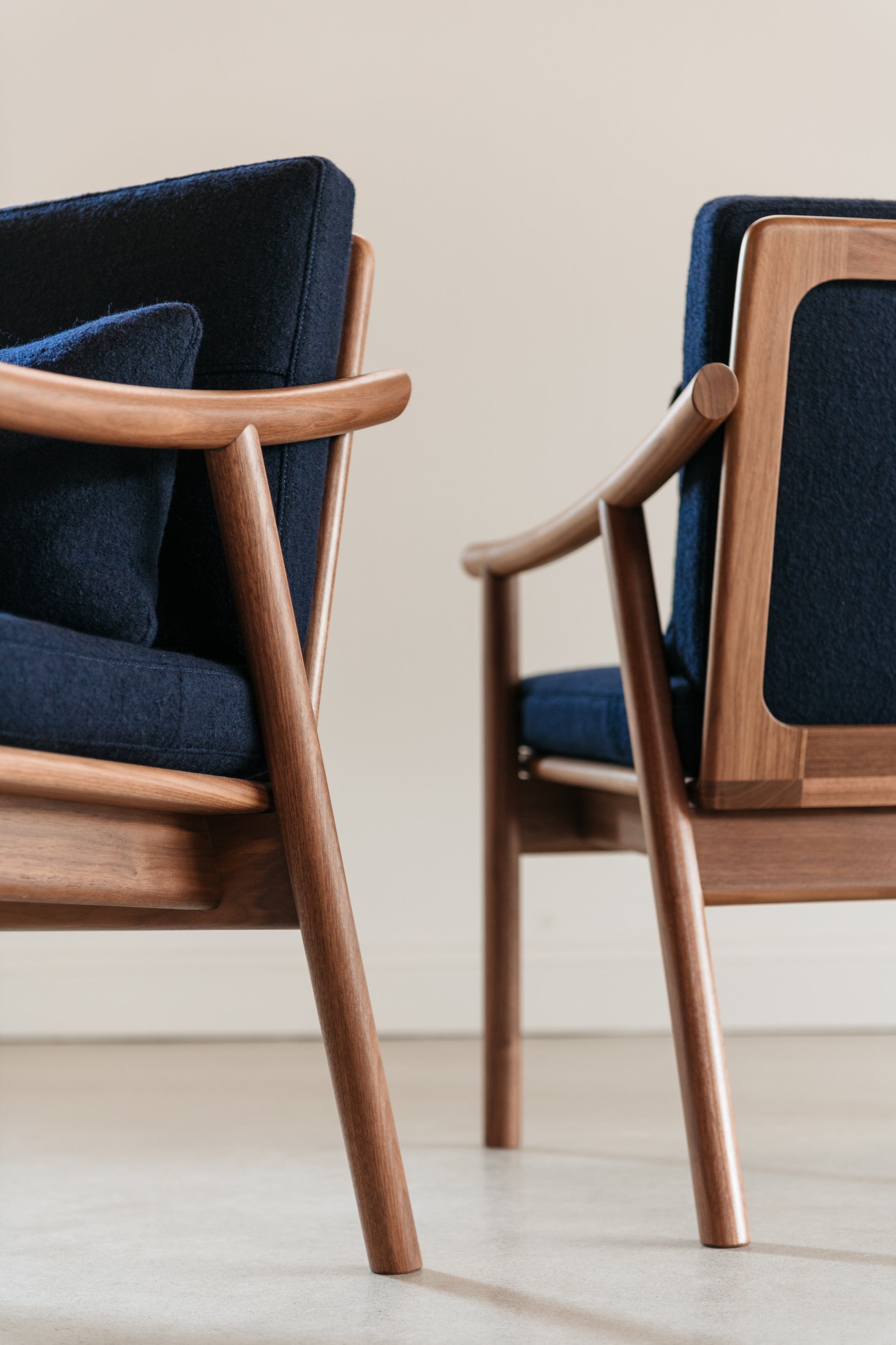 Fauteuil Nautilus - Noyer