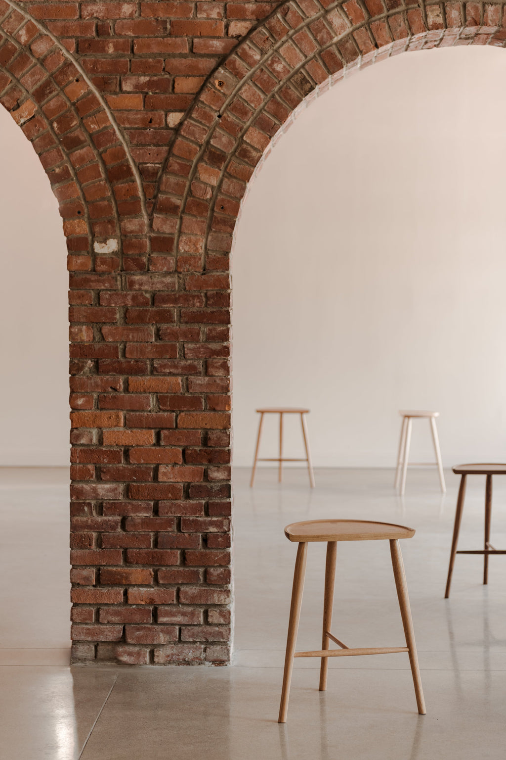 Tabouret Shaker - Chêne blanc