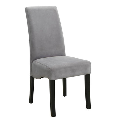 Chaises de salle à manger rembourrées Stanton, gris (lot de 2)
