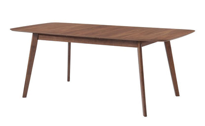 Table à manger Redbridge à rallonge en forme de papillon, noyer naturel