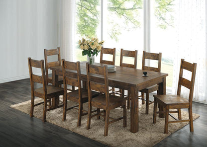 Chaises de salle à manger Coleman, brun doré rustique (lot de 2)