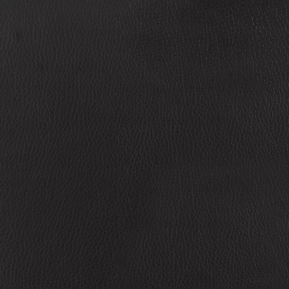 Tabourets de bar rembourrés et réglables en hauteur Edenton, noir et chrome (lot de 2)