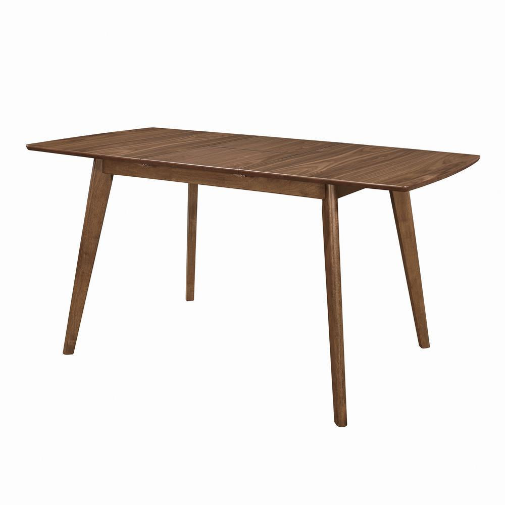Table à manger rectangulaire Alfredo en noyer naturel