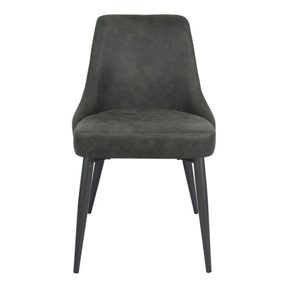 Chaises de salle à manger rembourrées Cosmo avec dossier incurvé (lot de 2)