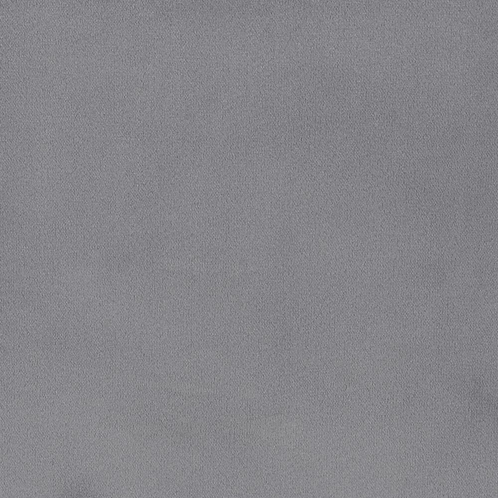 Tabouret à dossier bas rembourré Comstock, gris et doré