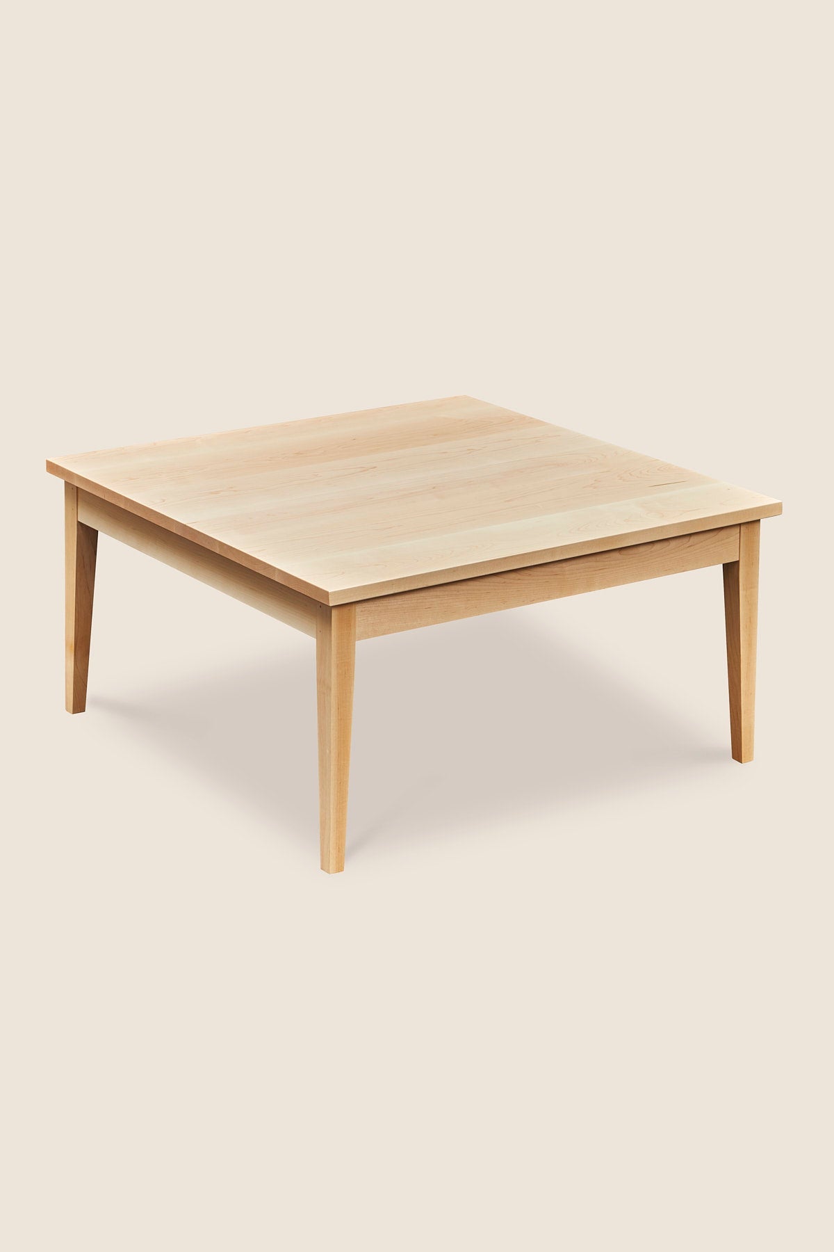 Table basse carrée Shaker Heirloom - Érable