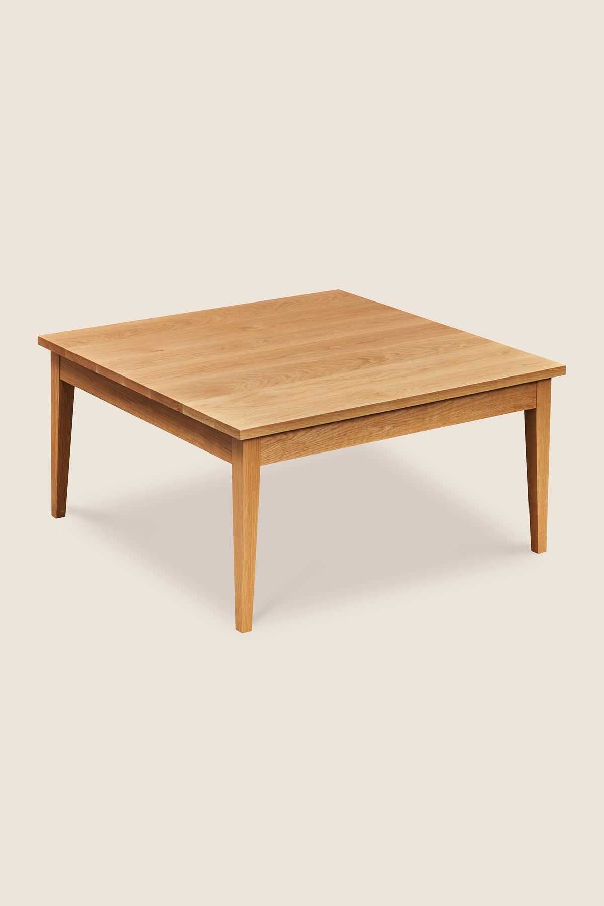 Table basse carrée Shaker Heirloom - Chêne blanc