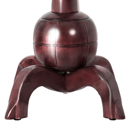 Porte-manteau sur pied en bois de caoutchouc imitation branche d'arbre avec 8 crochets - 62,2 cm L x 179,5 cm H