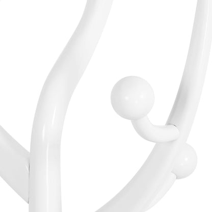 Porte-manteau sur pied en bois de caoutchouc imitation branche d'arbre avec 8 crochets - 62,2 cm L x 179,5 cm H