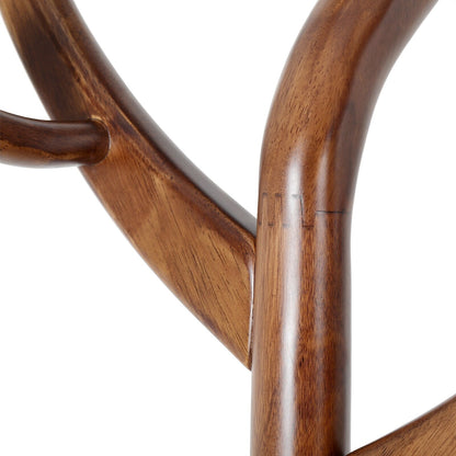 Porte-manteau sur pied en bois de caoutchouc imitation branche d'arbre avec 8 crochets - 62,2 cm L x 179,5 cm H