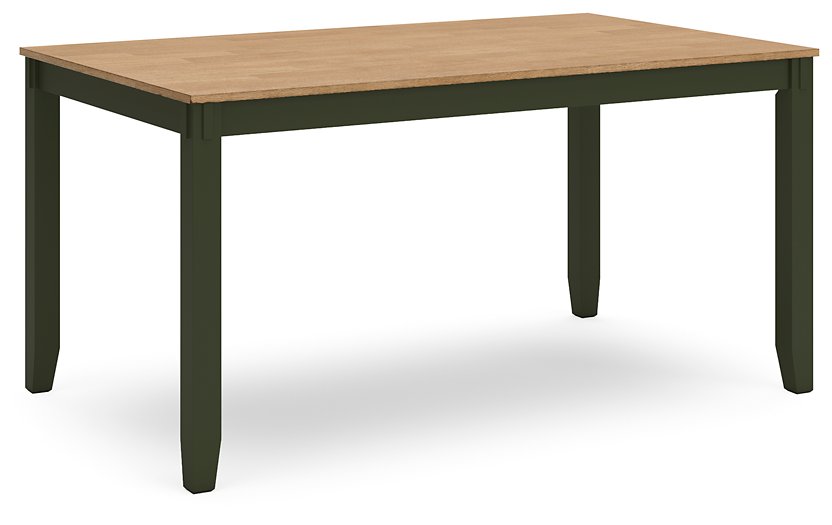 Table à manger Gesthaven avec 4 chaises et banc (ensemble de 6)