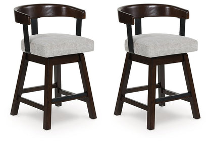 Tabouret de bar Haddigan pour comptoir (lot de 2)