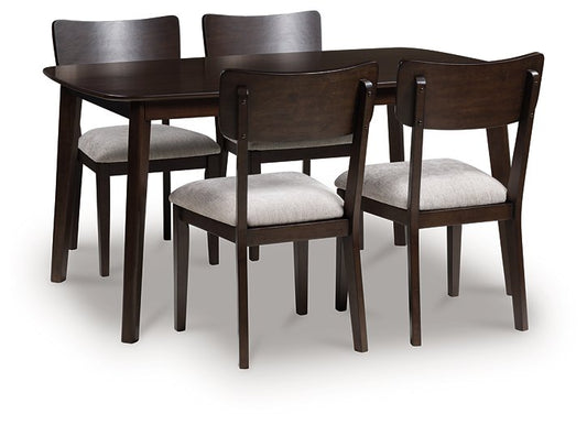 Table à manger Mallenette et 4 chaises (ensemble de 5)