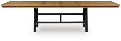 Table de salle à manger extensible Galliden