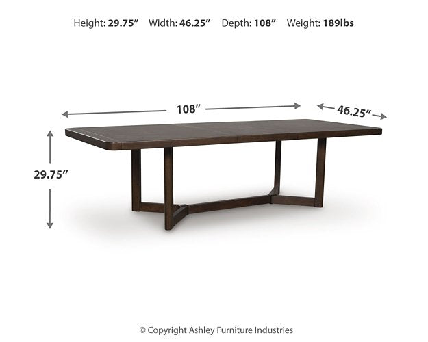 Table à manger extensible Dilenno