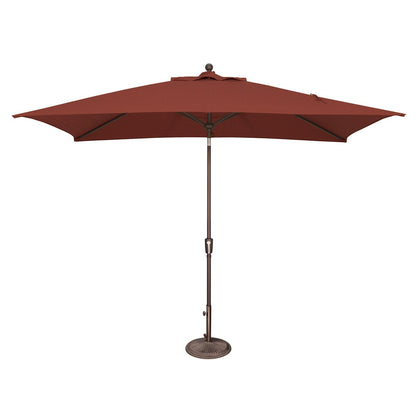 Parasol inclinable rectangulaire SimplyShade Catalina de 3 mètres avec bouton-poussoir