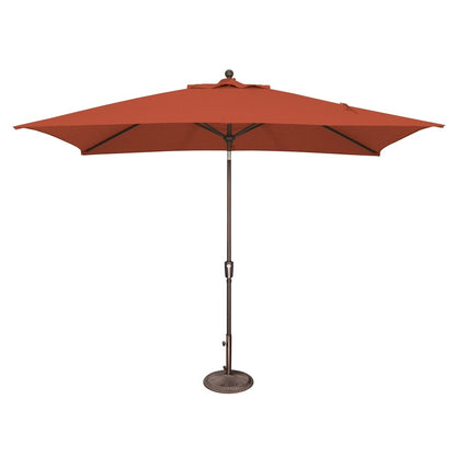 Parasol inclinable rectangulaire SimplyShade Catalina de 3 mètres avec bouton-poussoir