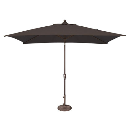 Parasol inclinable rectangulaire SimplyShade Catalina de 3 mètres avec bouton-poussoir