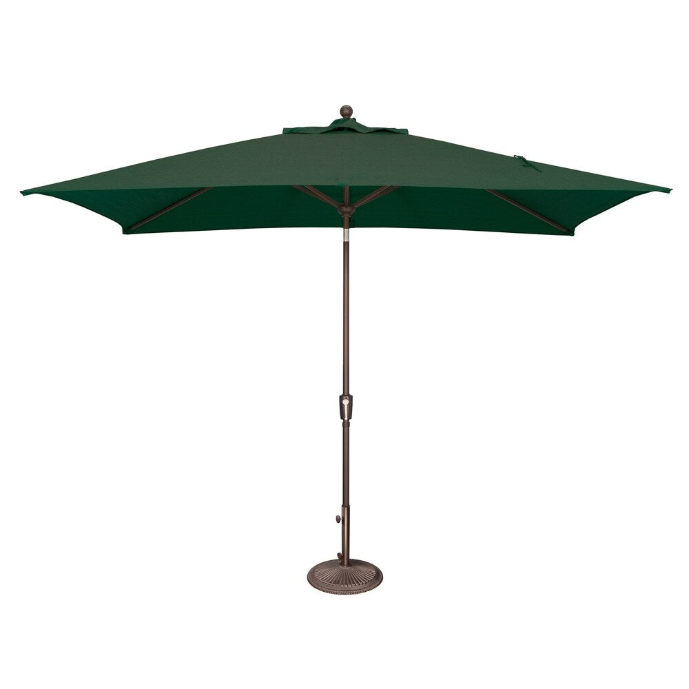 Parasol inclinable rectangulaire SimplyShade Catalina de 3 mètres avec bouton-poussoir