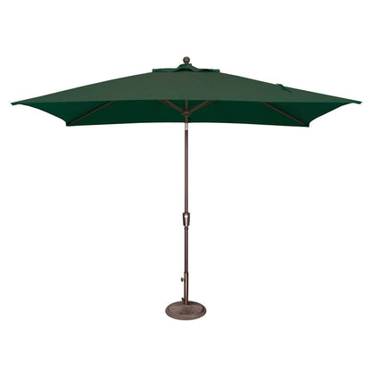 Parasol inclinable rectangulaire SimplyShade Catalina de 3 mètres avec bouton-poussoir