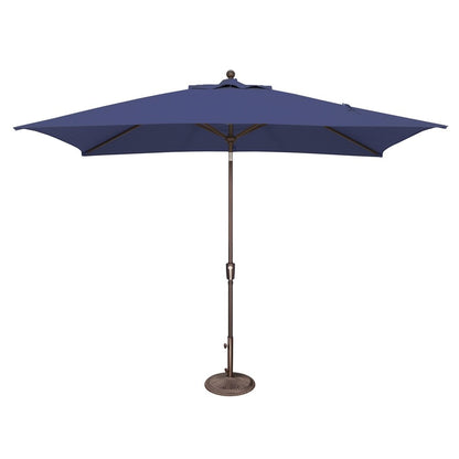 Parasol inclinable rectangulaire SimplyShade Catalina de 3 mètres avec bouton-poussoir
