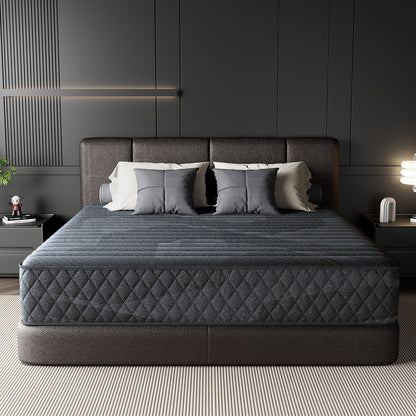 Matelas hybride en mousse à mémoire de forme SweDrea Plush, 8/12 pouces, respirant et rafraîchissant, certifié CertiPUR-US, SGS et OEKO-TEX.