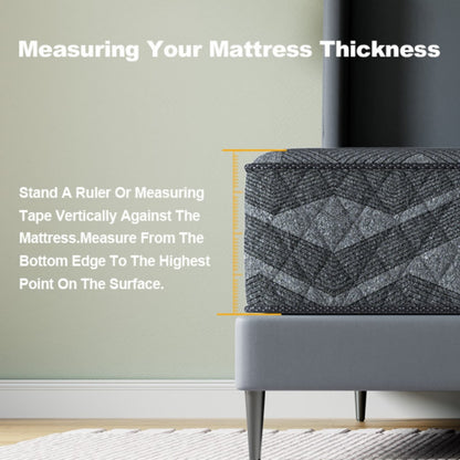 Matelas hybride en mousse à mémoire de forme SweDrea Plush, 8/12 pouces, respirant et rafraîchissant, certifié CertiPUR-US, SGS et OEKO-TEX.