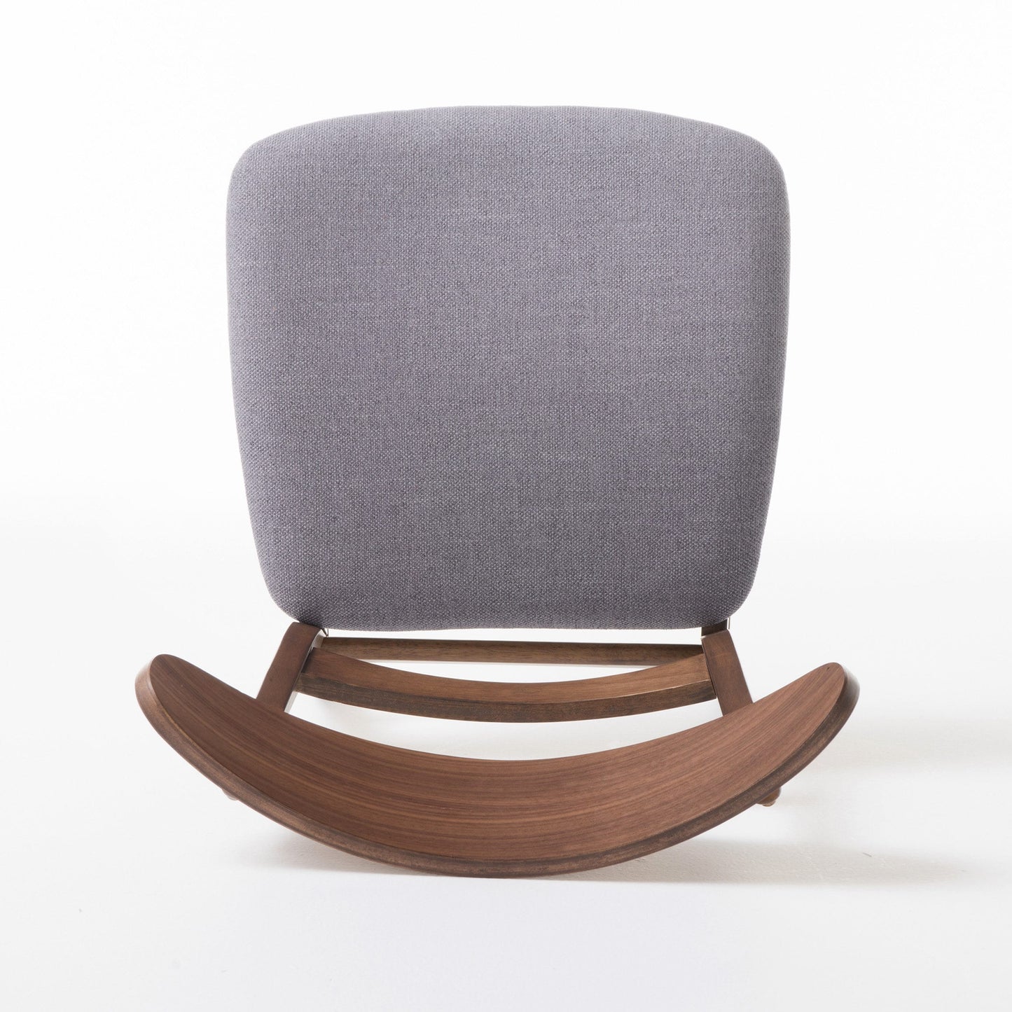 Chaise de salle à manger Abrielle en bois d'hévéa rembourrée, style moderne du milieu du siècle (lot de 2) par Christopher Knight Home