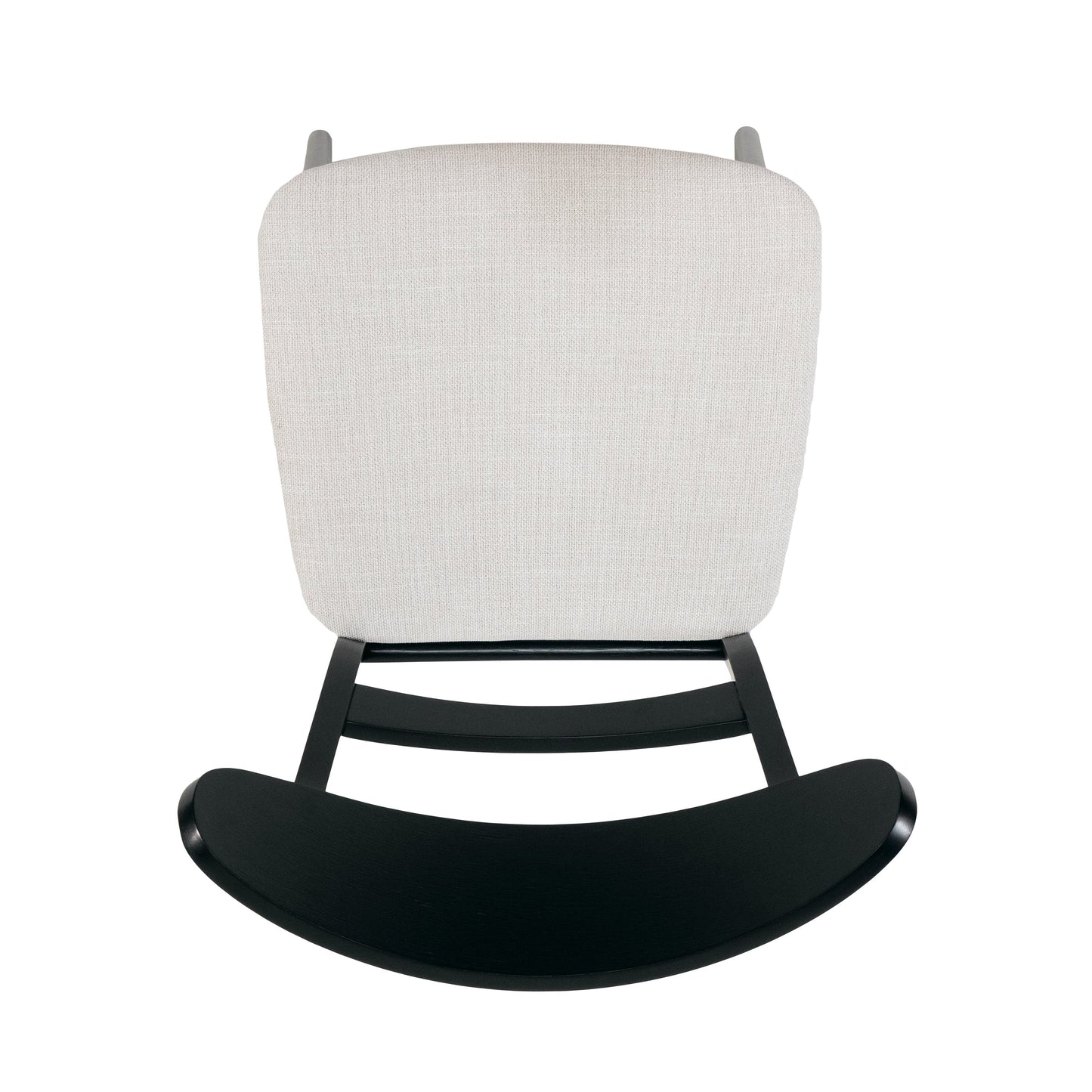 Chaise de salle à manger Abrielle en bois d'hévéa rembourrée, style moderne du milieu du siècle (lot de 2) par Christopher Knight Home