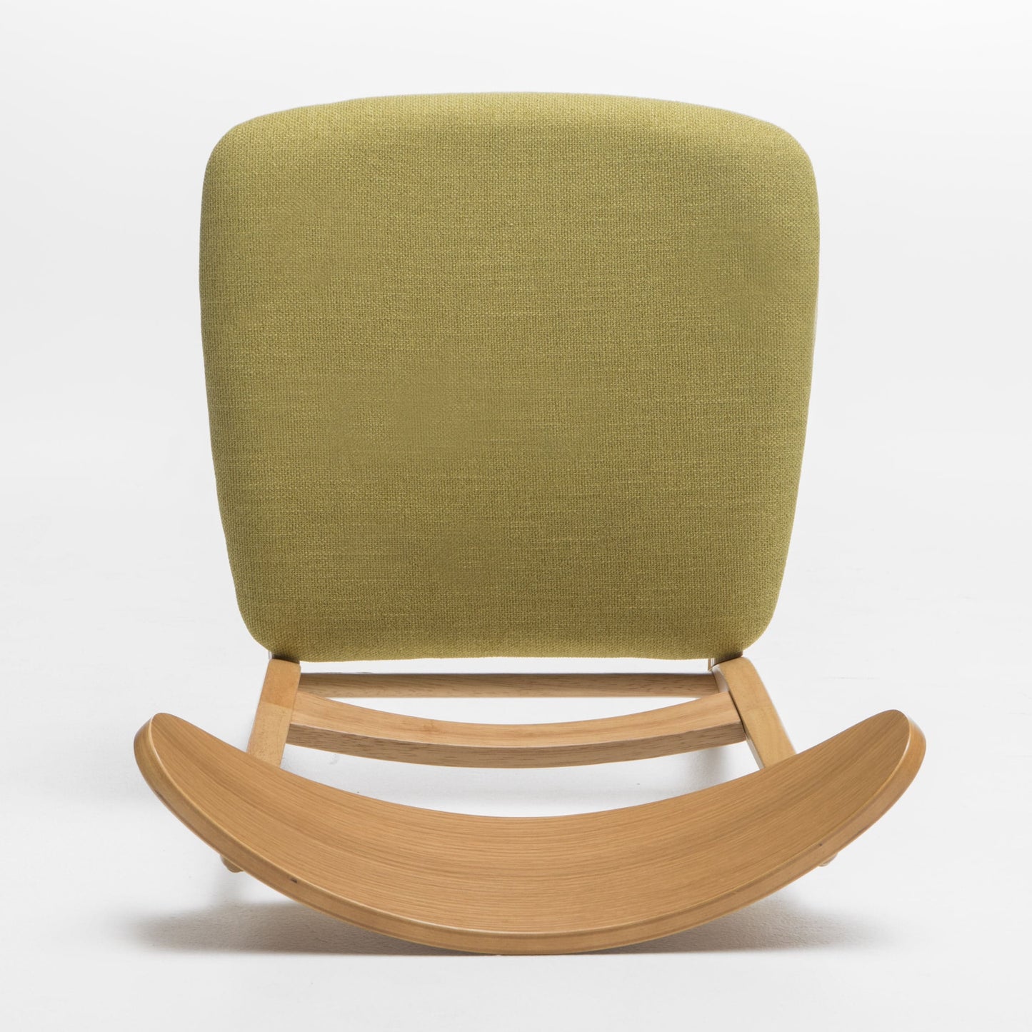 Chaise de salle à manger Abrielle en bois d'hévéa rembourrée, style moderne du milieu du siècle (lot de 2) par Christopher Knight Home