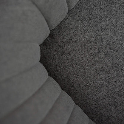 Fauteuil pivotant à accoudoirs pour bureau ou salon, style moderne, avec pieds en bois, Art Leon.