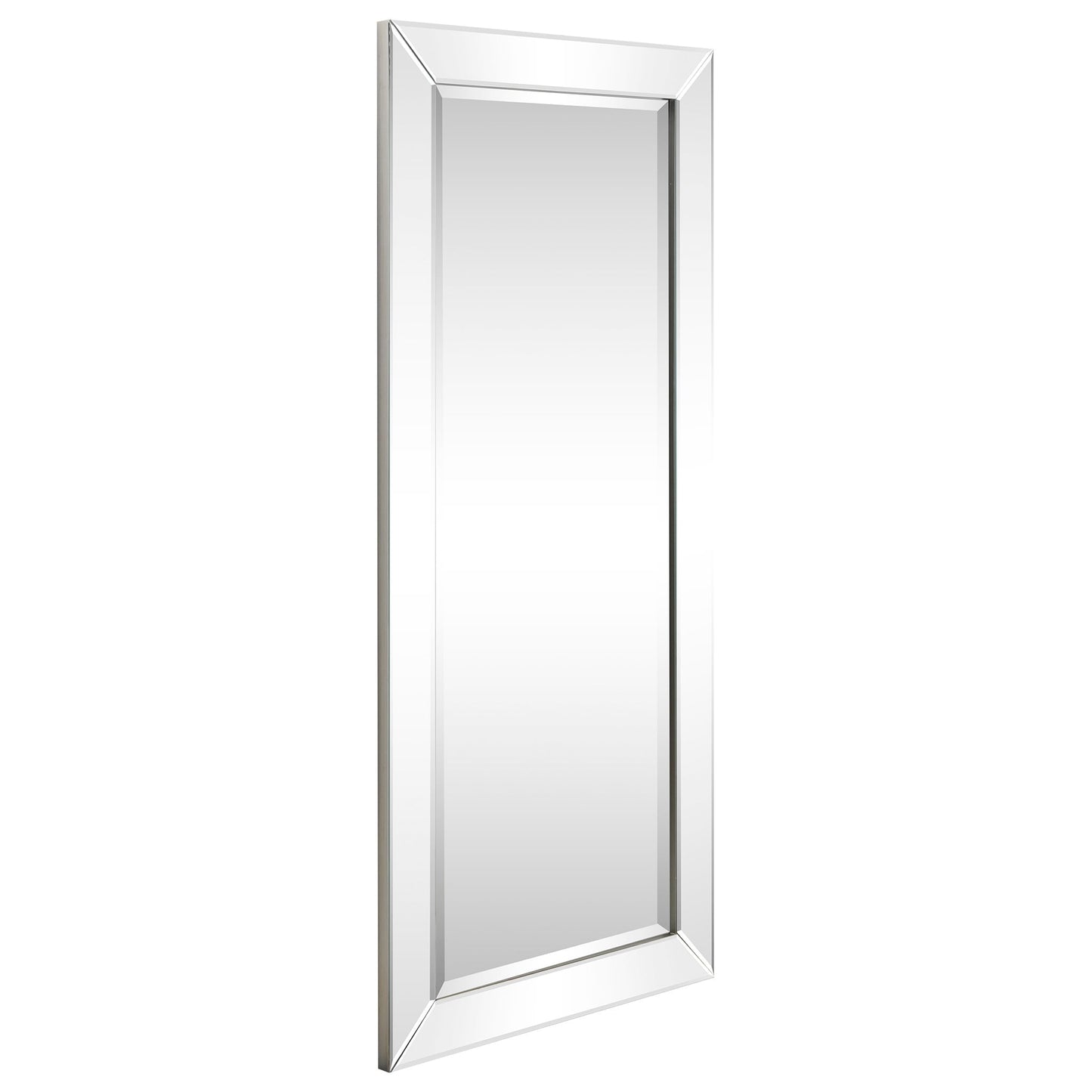 Miroir rectangulaire biseauté transparent haute définition à fixer au mur pour salle de bain, meuble-lavabo, chambre à coucher, 3 tailles