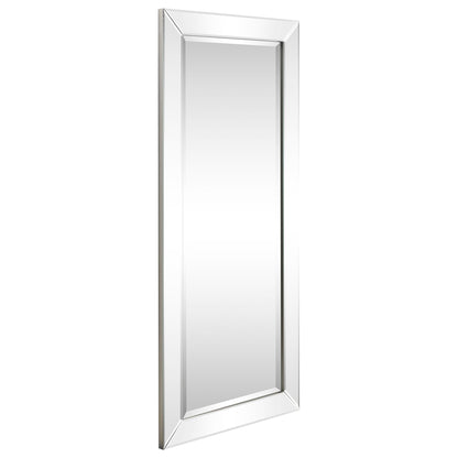 Miroir rectangulaire biseauté transparent haute définition à fixer au mur pour salle de bain, meuble-lavabo, chambre à coucher, 3 tailles