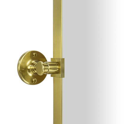 TEHOME Jonathan Miroir mural rectangulaire pivotant et inclinable en métal