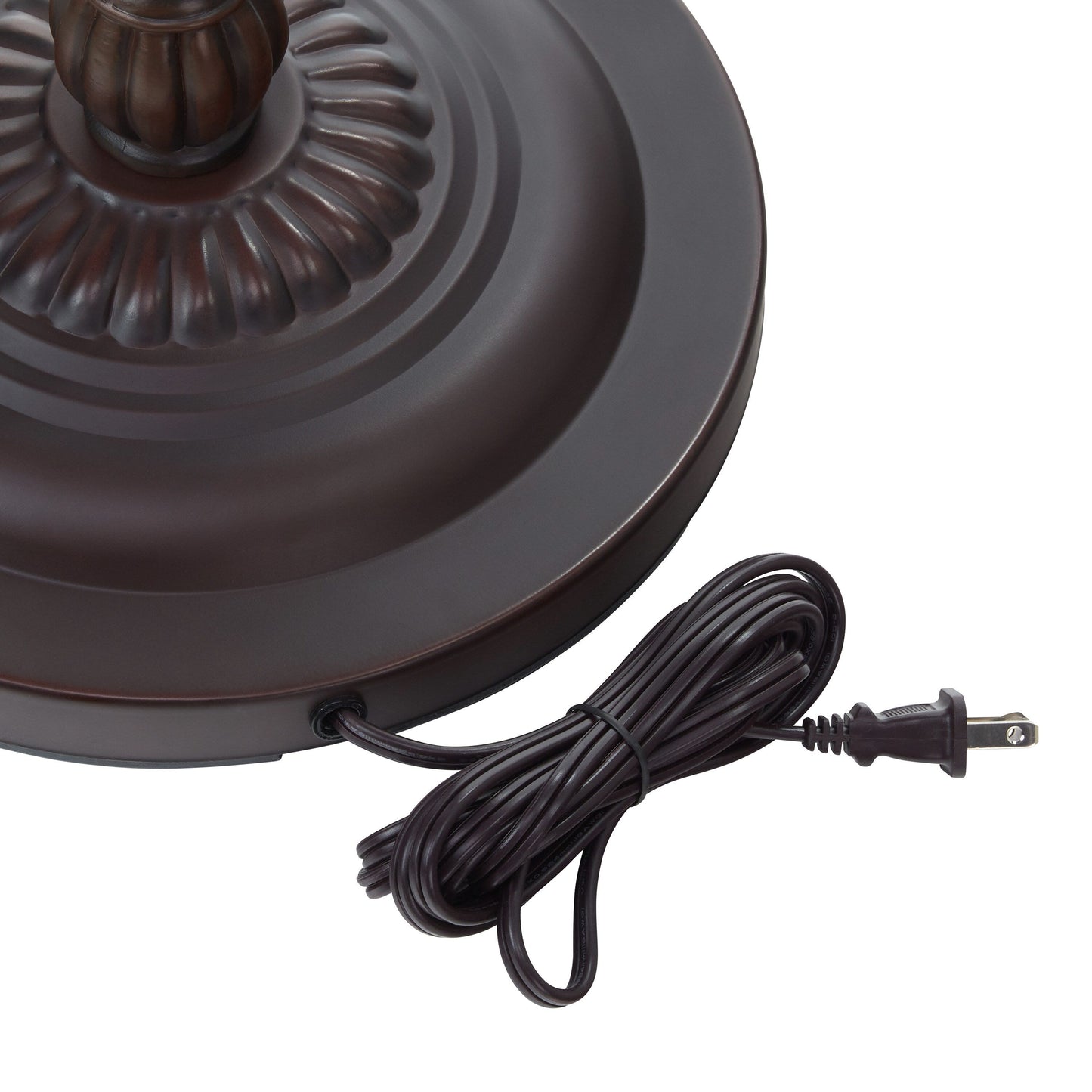 Lampe de sol River of Goods Allistar en verre teinté et résine, 3 lumières, 163 cm de haut - 51L x 51l x 163H