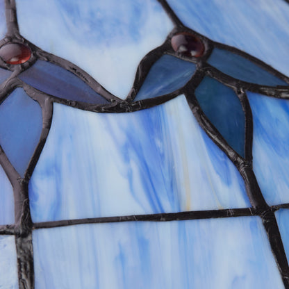 Lampe de sol River of Goods Allistar en verre teinté et résine, 3 lumières, 163 cm de haut - 51L x 51l x 163H