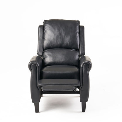Fauteuil inclinable à dossier basculant en cuir PU Roomfitters Ultimate Comfort, fauteuil inclinable luxueux pour salon ou chambre à coucher