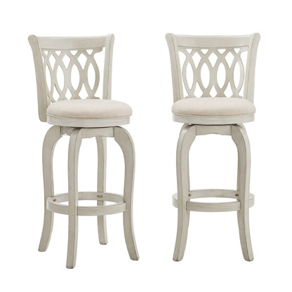 Tabouret de bar pivotant Rovinj avec dossier incurvé