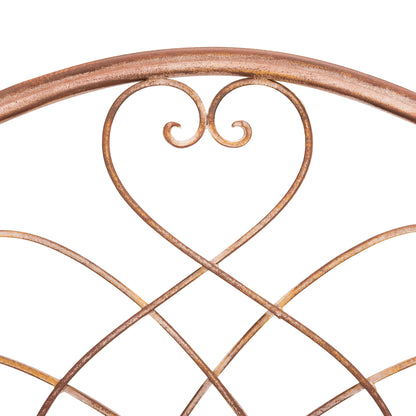 SAFAVIEH Bryn, étagère à gâteaux d'extérieur en fer forgé de style victorien à 4 niveaux - 63,5 cm L x 38,1 cm P x 160 cm H - 63,5L x 38,1P x 160H