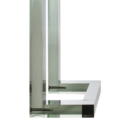 Table console en acrylique Couture Camryn de SAFAVIEH - Transparent - 60 L x 10 l x 30 h - 52Lx10Lx30H