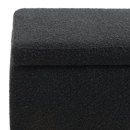 Banc de rangement SAFAVIEH Couture Sunneva Boucle - 155 cm L x 51 cm P x 48 cm H - 155Lx51Px48H