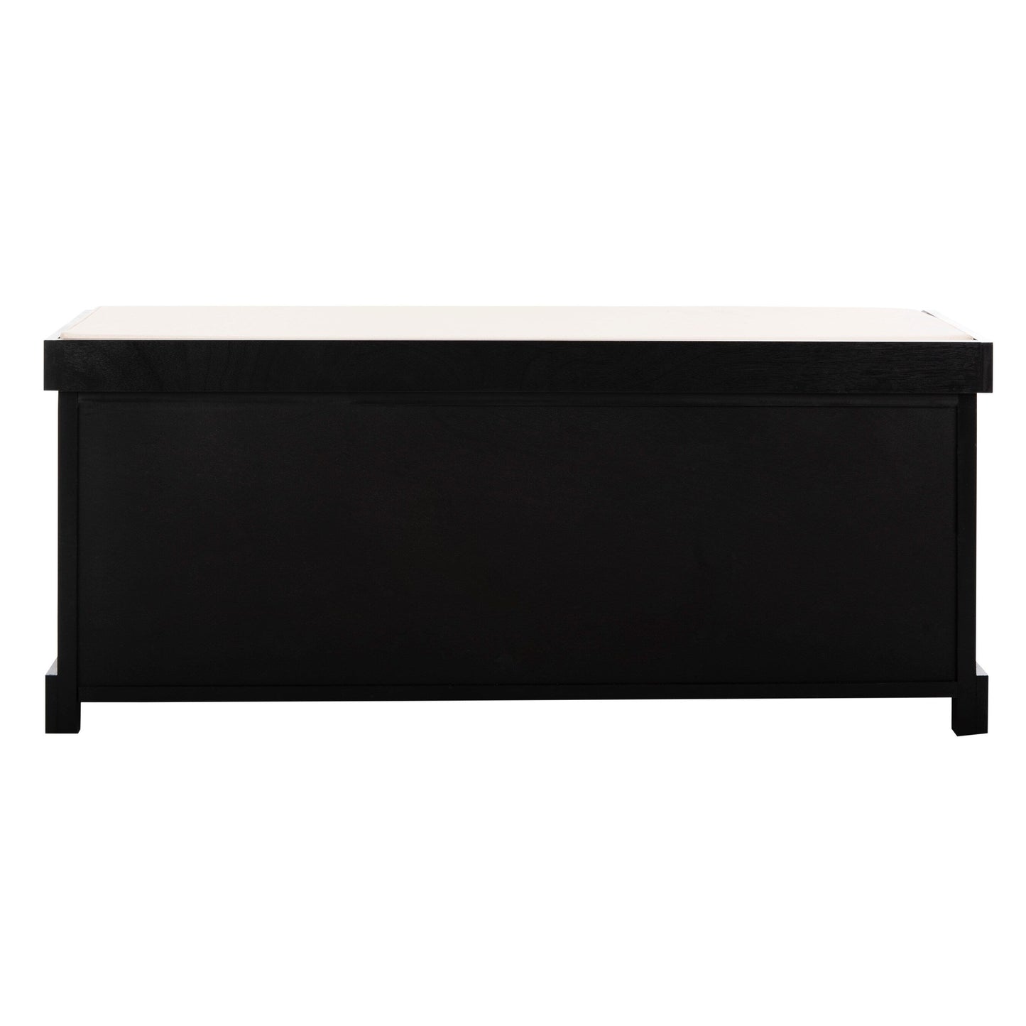 Banc de rangement SAFAVIEH Eola gris/blanc - 47 x 16,1 x 19,9 - 47Lx16Px20H