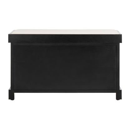 Banc-pouf SAFAVIEH Euphemia en osier brun - 85 x 41 x 50 cm - 86L x 41P x 50H