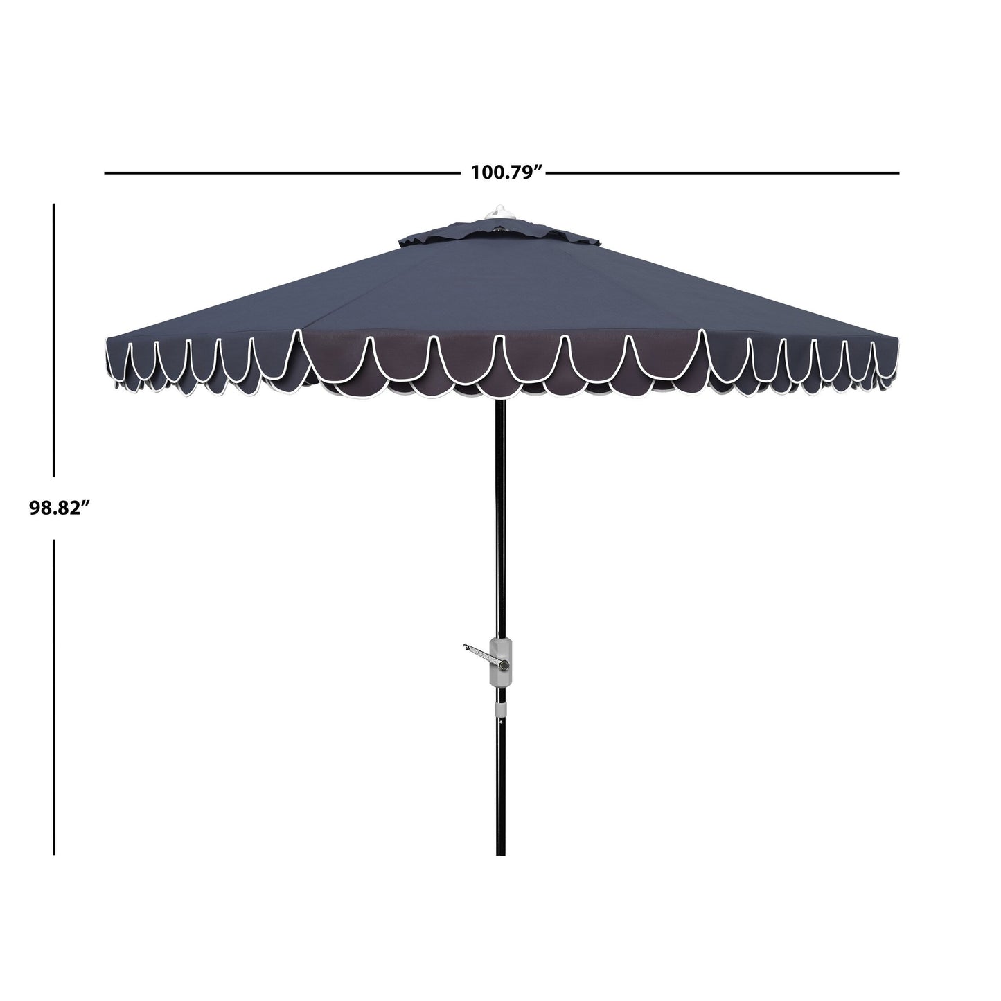 Parasol SAFAVIEH Gebbine Elegant de 2,7 mètres