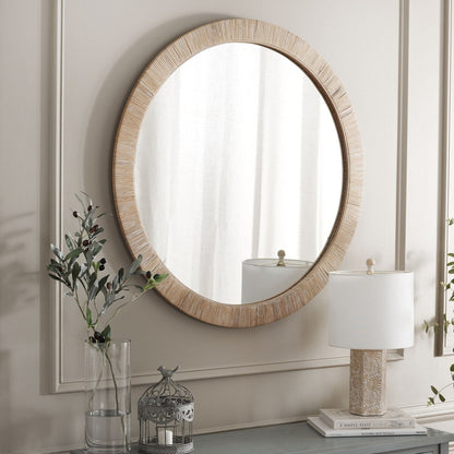 MIROIR Mila 36 pouces de SAFAVIEH Home - 91,4 x 2,5 x 91,4 cm (L x l x h)