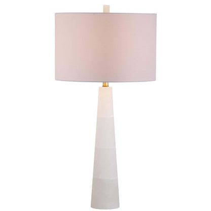 Lampe de table LED en albâtre Giorgiana de 76 cm (30 pouces) de SAFAVIEH Lighting - 38x38x76 cm (15x15x30 pouces) - 15Wx15Dx30H
