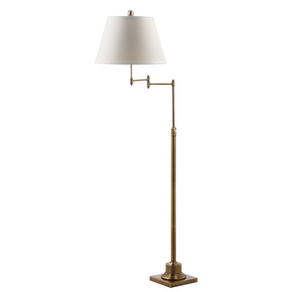 SAFAVIEH Lighting Tracee Lampe de sol pivotante dorée de 60 pouces - 16x16x54.5-68.5 - 16Lx16Px69H
