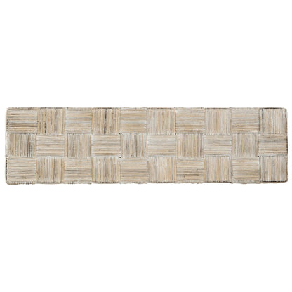 Table console en rotin SAFAVIEH Mindel - 51L x 14P x 32H (largeur x profondeur x hauteur)